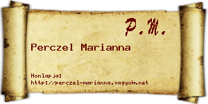 Perczel Marianna névjegykártya