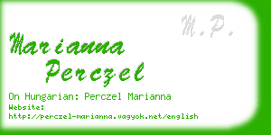 marianna perczel business card